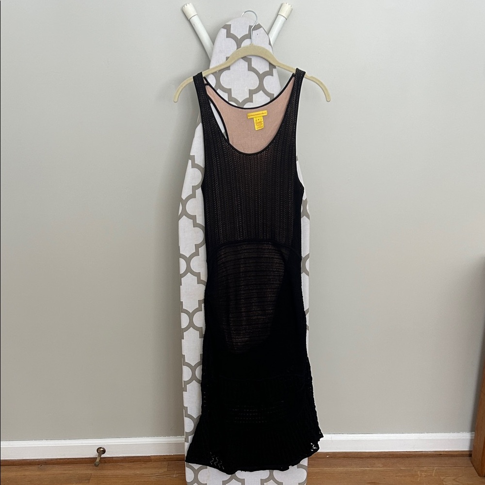 Catherine Malandrino Black Knit Sleeveless Dress